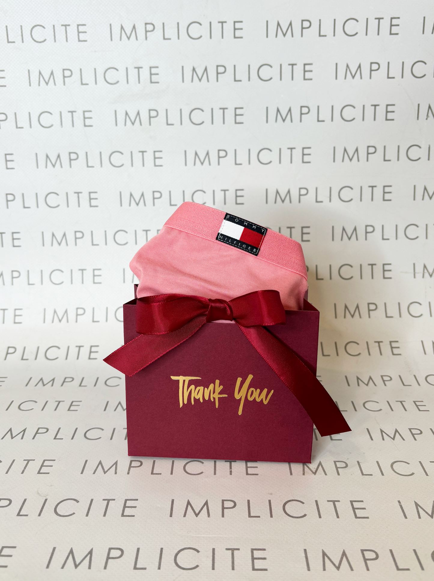 Perizoma con scatola Regalo di Natale Tommy Hilfiger