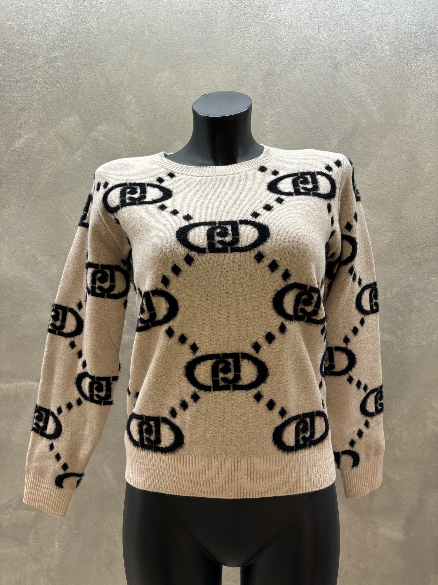 Maglione cortina Rosa Liujo