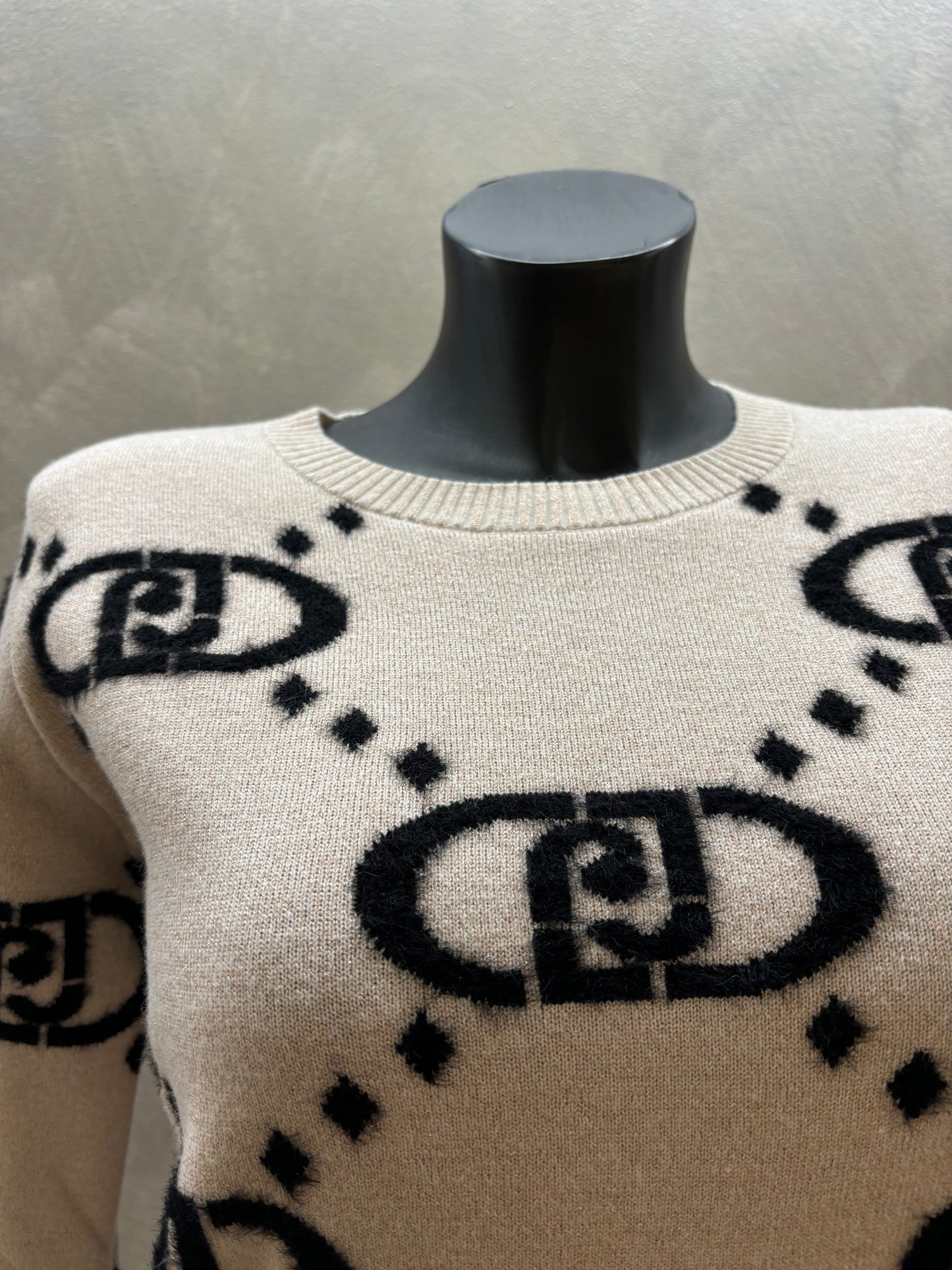 Maglione cortina Rosa Liujo