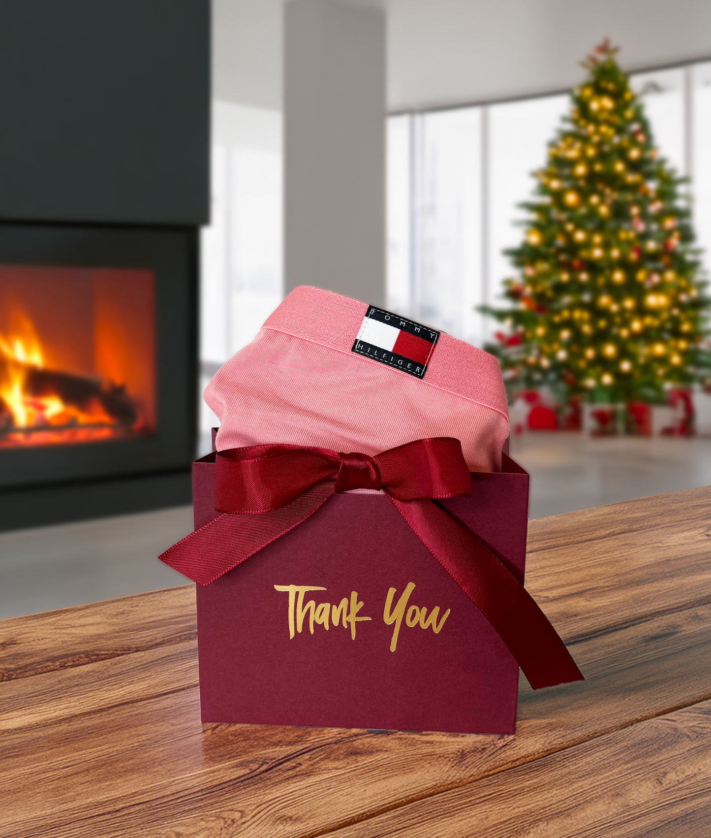 Perizoma con scatola Regalo di Natale Tommy Hilfiger