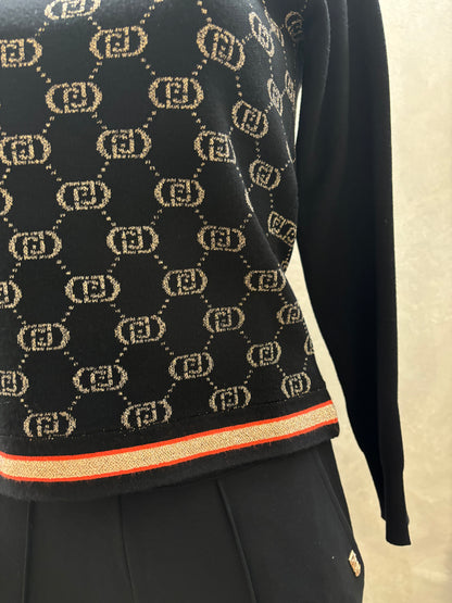 Maglione Girocollo Liujo Black rose