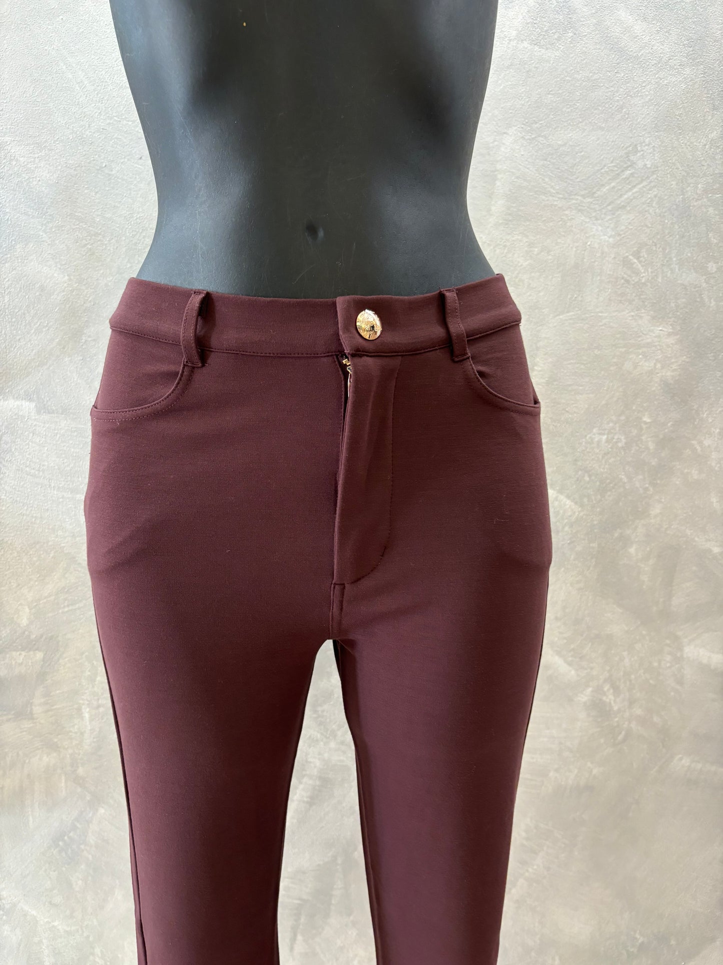 Pantalone skinny bordeaux Liujo