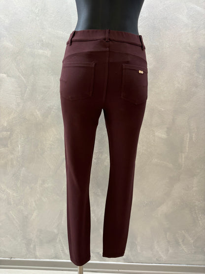 Pantalone skinny bordeaux Liujo