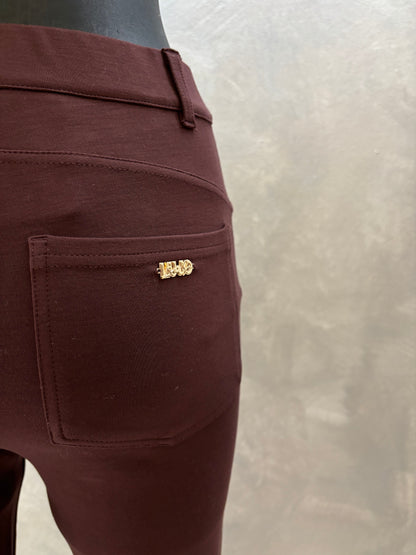 Pantalone skinny bordeaux Liujo
