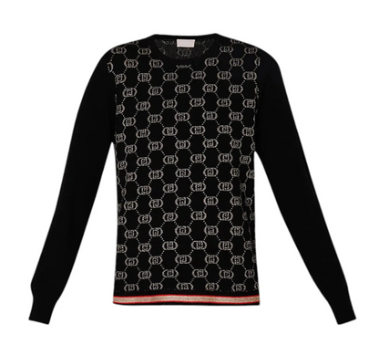 Maglione Girocollo Liujo Black rose