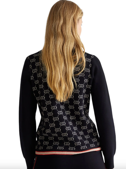 Maglione Girocollo Liujo Black rose